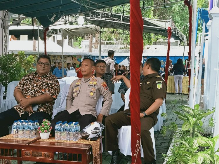Hadiri Acara Peluncuran Kirab Pemilu 2024, Kapolresta Kupang Kota: Kami Siap Amankan Tahapan Pemilu.