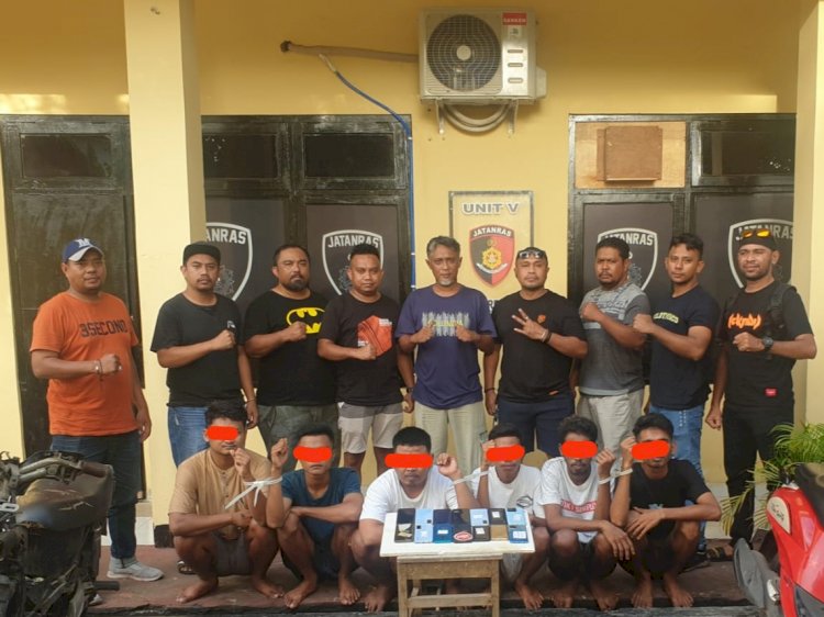 Polresta Kupang Kota Ringkus Jaringan Spesialis Pencuri HP