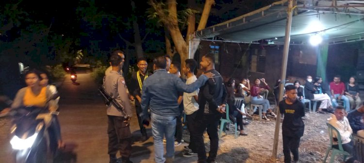 Warga Binaan Adakan Pesta Wisuda, Babinkamtibmas Turun Pantau Dan Berikan Imbauan Kamtibmas