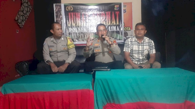 Kapolsek Kelapa Lima dengar Curhat Warga Lasiana