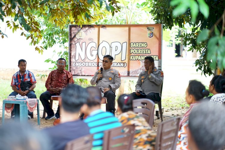 Datangi Kelurahan Liliba, Wakapolresta Kupang Kota Dengar Keluhan Warga.