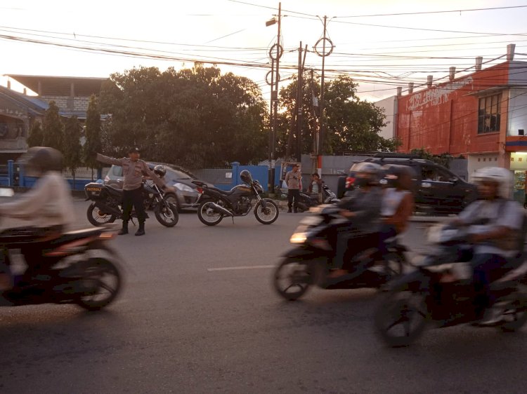 Dalam Menyongsong Hari Raya Paskah, Polresta Kupang Kota Ciptakan Kondisi Yang Aman dan Kondusif.