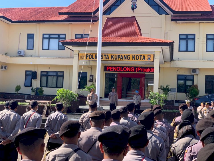 350 Personel di Terjunkan Laksanakan Pengamanan Paskah Tahun 2023 di Kota Kupang, Kapolresta