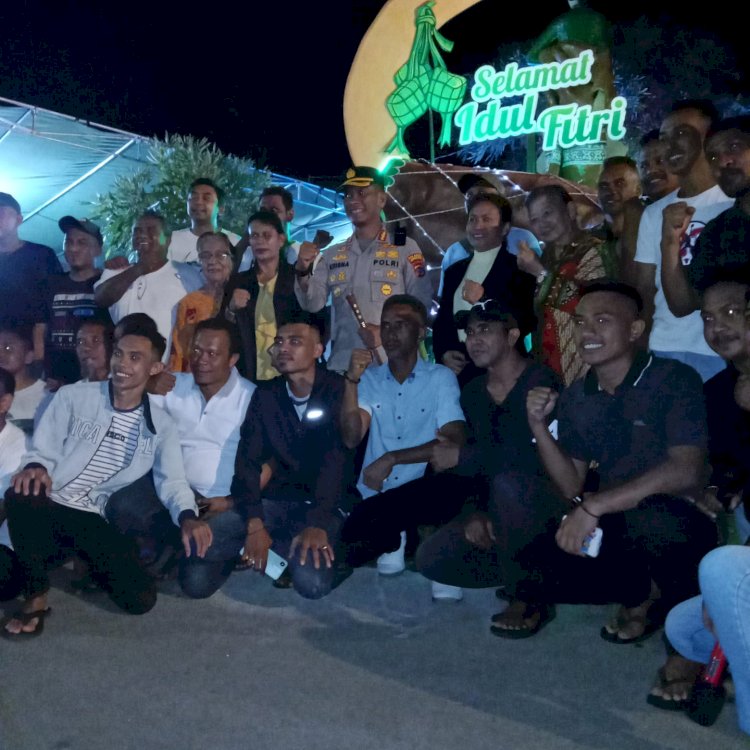 Kapolresta Pimpin Pengamanan Prosesi Jalan Salib Pemuda GMIT Klasis Kota Kupang.