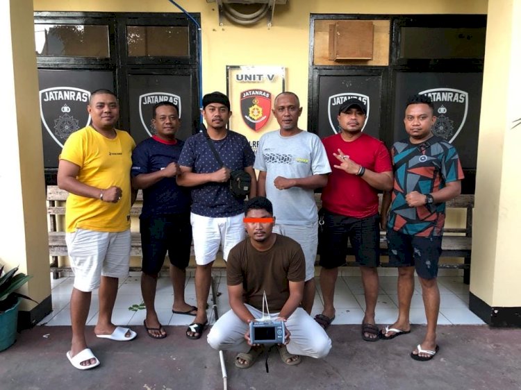 Terlambat Gaji, Jatanras Polresta Kupang Kota Amankan Seorang Karyawan Atas Pencurian OTDR Milik Perusahaan.