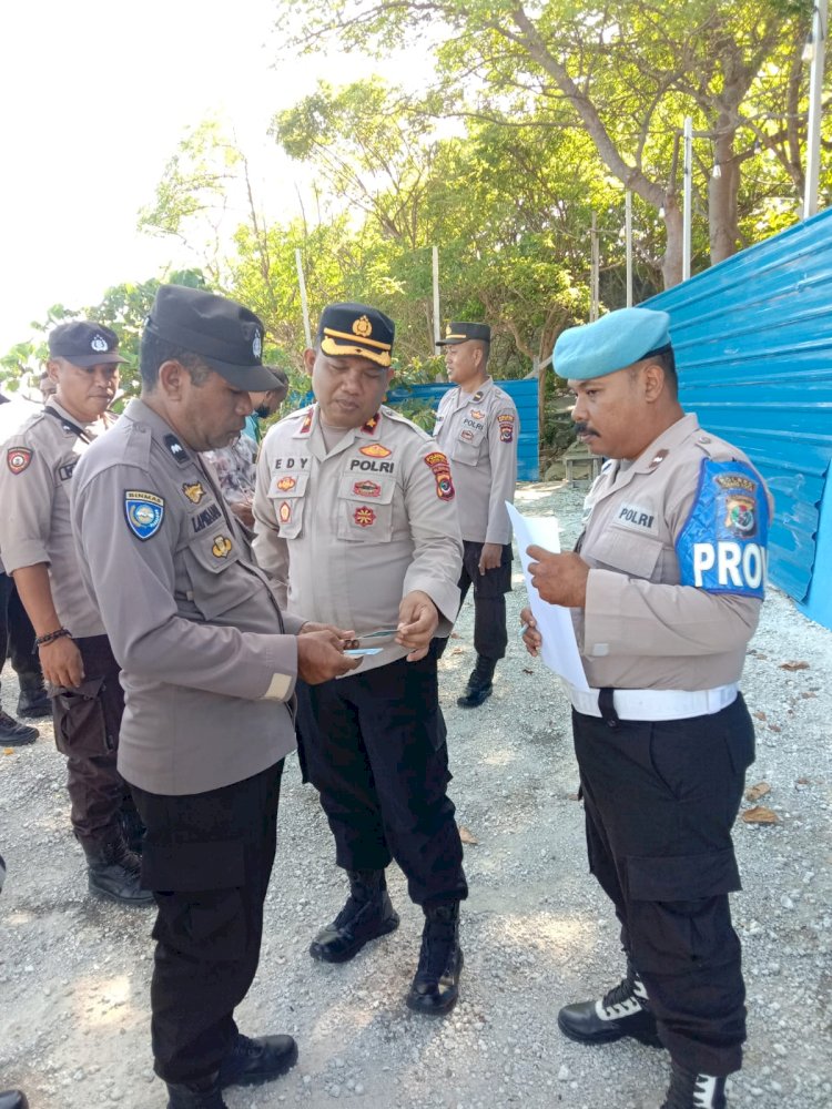 Kapolsek Alak Lakukan Gaktiblin, Tindak Anggota Yang Melanggar.