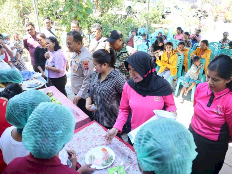 Kolaborasi, Cegah Stunting Polsek Alak Dan Perangkat Kelurahan Adakan Lomba Memasak Makanan Bergizi