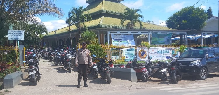 Pengamanan Sholat Jumat, Salah Satu Wujud Polri Hadir di Masyarakat