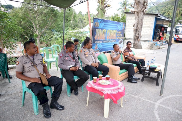 Dialog Bersama Kapolresta Kupang Kota, Warga Kelurahan Mantasi Keluhkan Penutupan Akses Jalan Umum