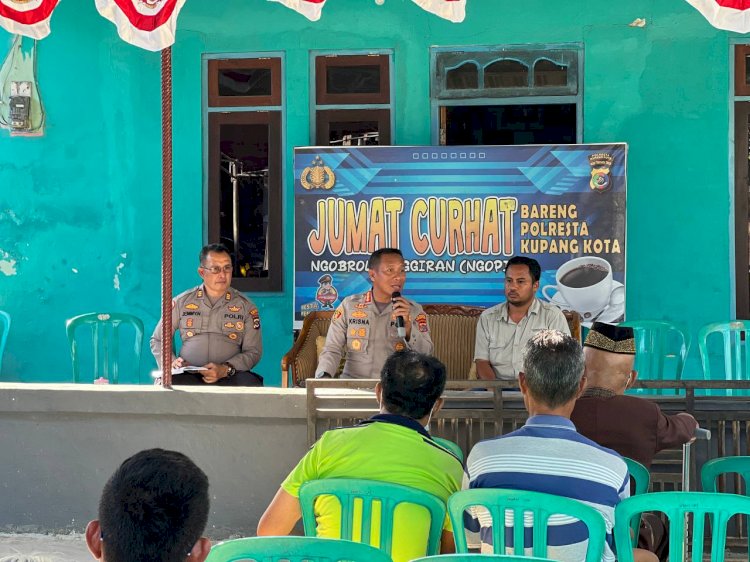 Hadir dan Melakukan Dialog Bersama Warga Kelurahan Airmata, Kapolresta Ajak Untuk Bersama Menjaga Kamtibmas Melalui Siskamling