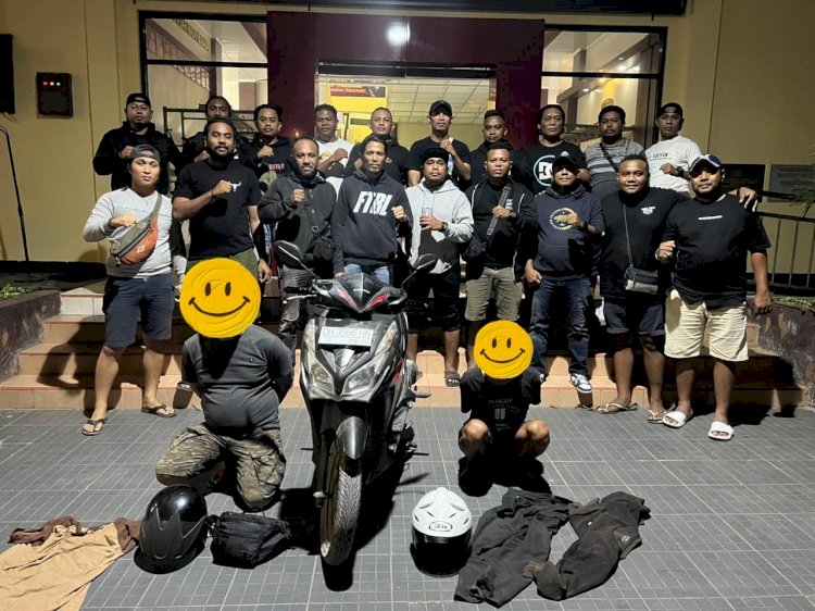 Jatanras Polresta Kupang Kota dan Jatanras Polda NTT Tangkap Dua Pelaku Curas