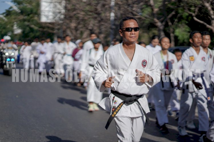 Akhir dari Penyelenggaraan Kejurda Inkanas Tahun 2023, Kapolresta Ajak Seluruh Peserta Jalan Santai Bersama
