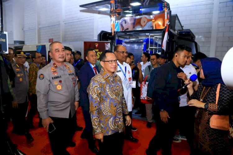 Pameran Indo Security 2023, Polri Raih Juara 1 Kategori Desain Booth Terbaik