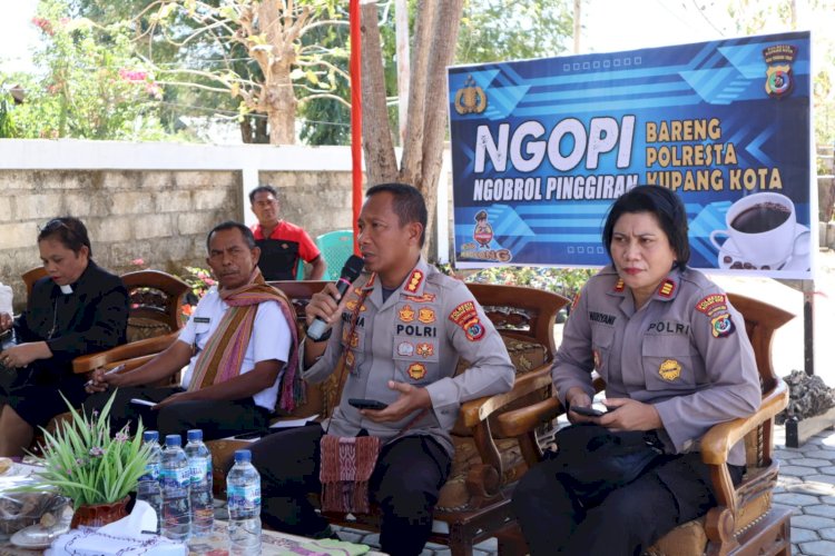 Jumat Curhat, Warga Kelurahan Naimata Sampaikan Rasa Terimakasih Atas Bantuan Kapolresta Kupang Kota
