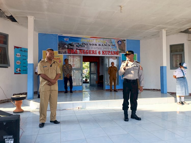 Datangi Sekolah, Siswa Latja SIP Angkatan ke-52 Sampaikan Bahaya Narkoba