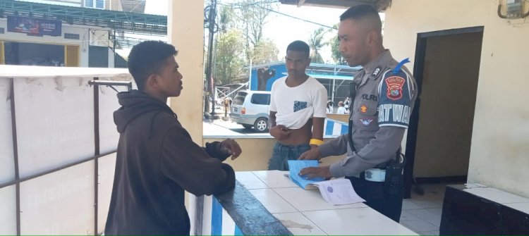 Pelanggaran Kasat Mata di Jalan Raya, Satlantas Polresta Kupang Kota Berikan Tindakan Langsung