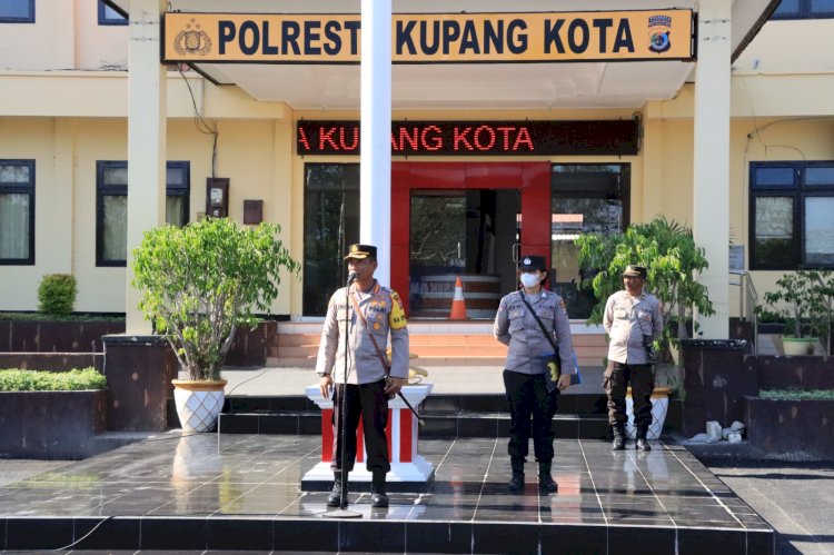 Anev Pelaksanaan Tugas, Kapolresta Kupang Kota Minta Polisi Hadir, Harus Bisa Membuat Perubahan