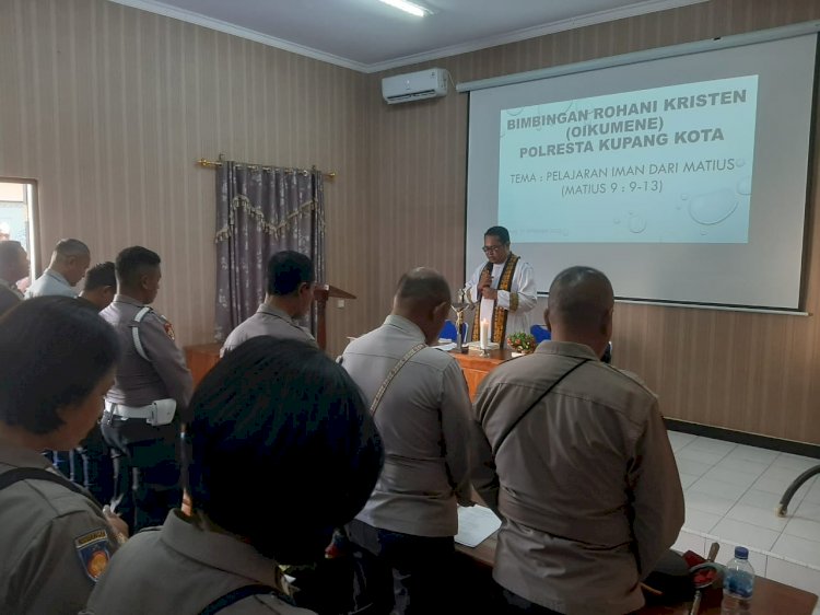 Binrohtal Rutin Bentuk Karaktek Anggota Polri yang Humanis