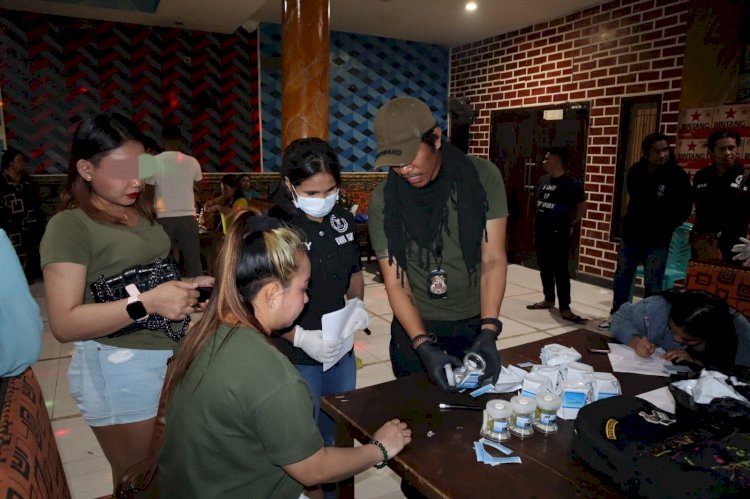 Hari Pertama Ops Pekat, Polresta Kupang Kota Datangi Tempat Karaoke
