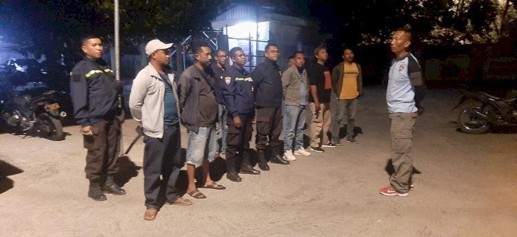 Cegah Penyakit Masyarakat, Polsek Maulafa Lakukan Sosialisasi dan Imbauan