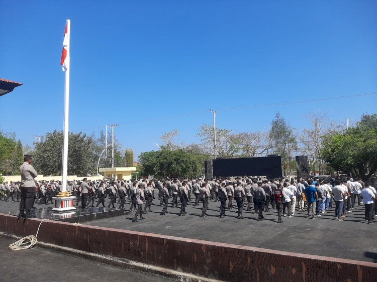 Tingkatkan Kemampuan Dalmas, Kapolresta Kupang Kota: Seluruh Anggota Wajib Kuasai Teknik Saat Menghadapi Massa