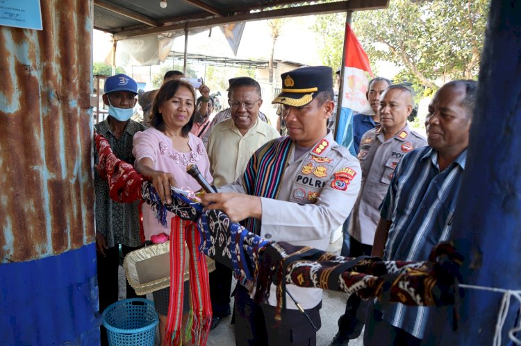 Kapolresta Kupang Kota Resmikan Pos Kamling RT 003 Kelurahan Liliba
