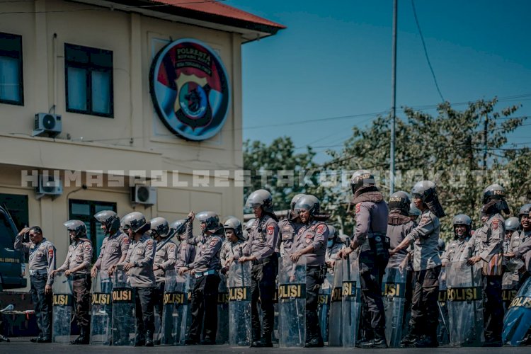 Anggota Polresta Kupang Kota Siaga, Adanya Unras di Mako