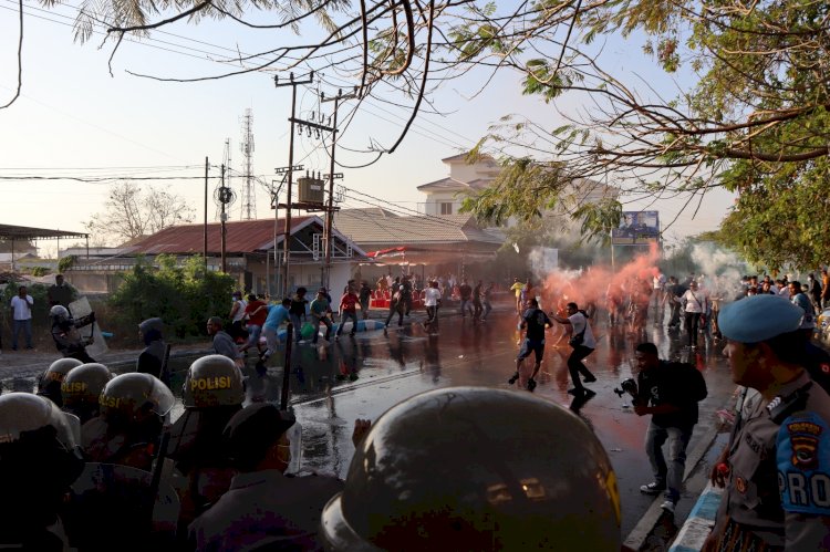 Menjamin Keamanan Tetap Kondusif, Polresta Kupang Kota Simulasi Sistem Pengamanan