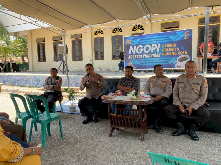 Ngobrol Bersama Polresta Kupang Kota, Warga Minta Polisi Tertibkan Kendaraan Truk Besar yang Melintas Hingga Merusak Jalan