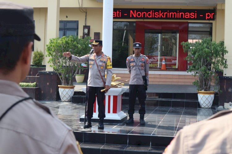 Penegasan Kapolresta Kupang Kota Dalam Kesiapan Personel Terkait Pemilu