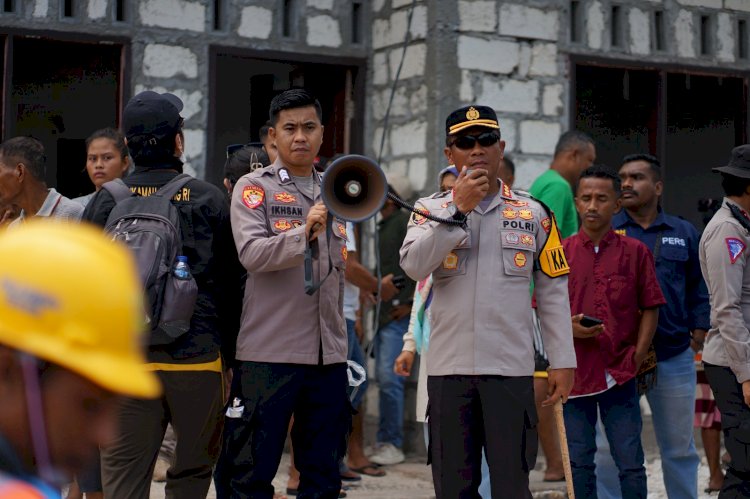 Ratusan Personel Diterjunkan Lakukan Pam Eksekusi Tanah dan Bangunan di Kayu Putih
