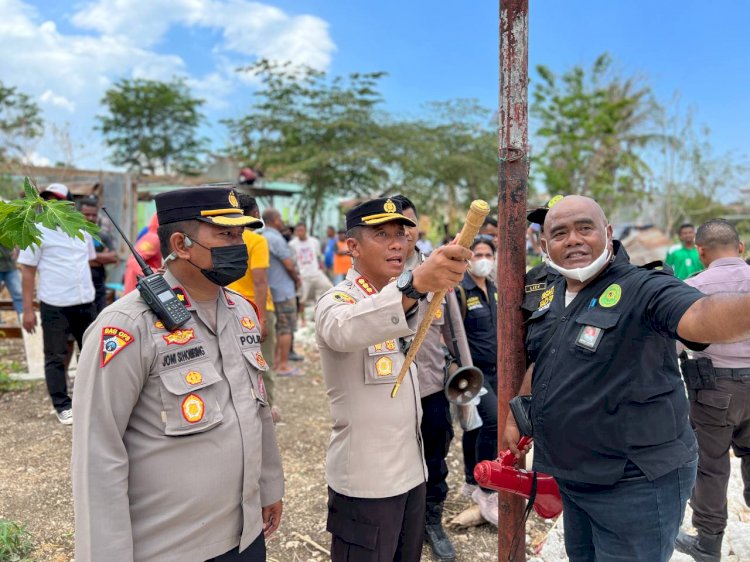 Ratusan Personel Diterjunkan Lakukan Pam Eksekusi Tanah dan Bangunan di Kayu Putih