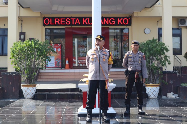 Apel Rutin Anev Mingguan, Wakapolresta Kupang Kota: Tanamkan Kebanggaan, Ucapkan Rasa Syukur