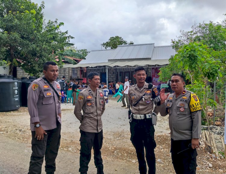 Kampanye Hari Pertama Pemilu Serentak, Polresta Kupang Kota Berikan Pengamanan di 2 Lokasi Berbeda