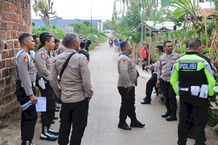 Kampanye Pertemuan Terbatas, Polresta Kupang Kota Terjunkan Satgas OMB Untuk Lakukan Pengamanan