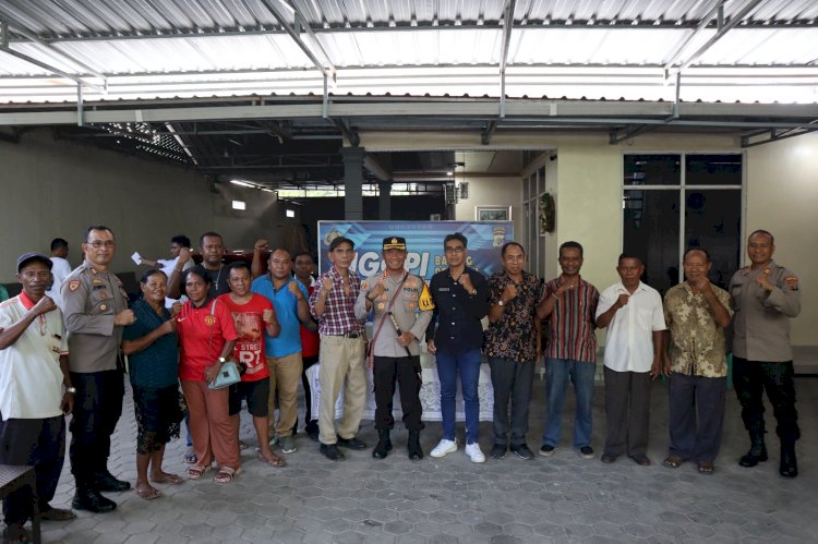 Bersama Menjaga Keamanan Lingkungan, Kapolresta Kombes Krisna Ajak Warga Oeba Bangun Sitkam Swakarsa