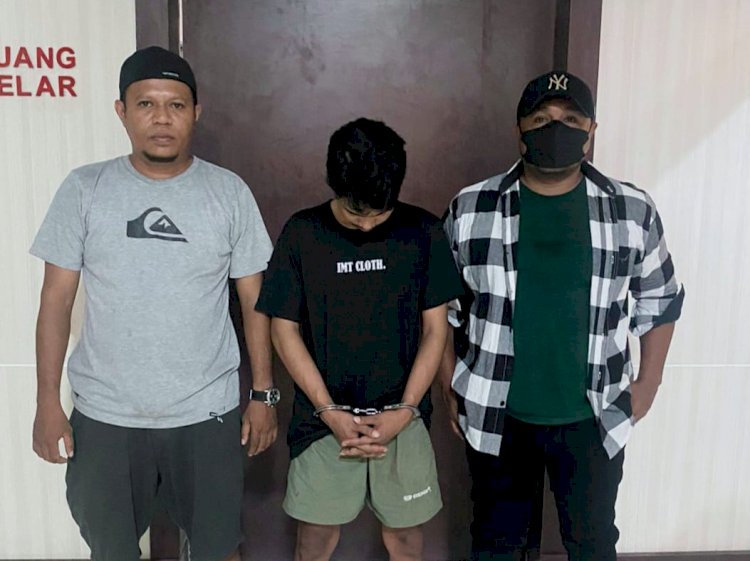 Tim Jatanras Polresta Kupang Kota Kembali Amankan Satu Tersangka Pengeroyokan Anggota Polda NTT.