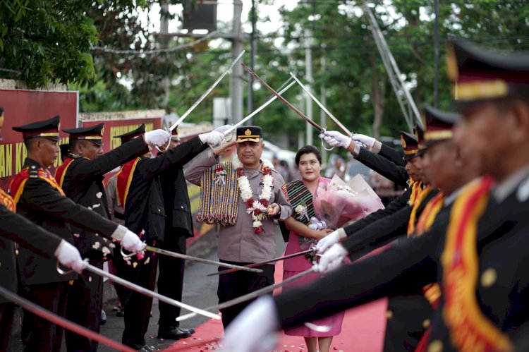 Lapsat Polresta Kupang Kota, Kapolresta Kombes Aldinan Manurung: Apa yang Baik Akan Saya Lanjutkan dan Sempurnakan.