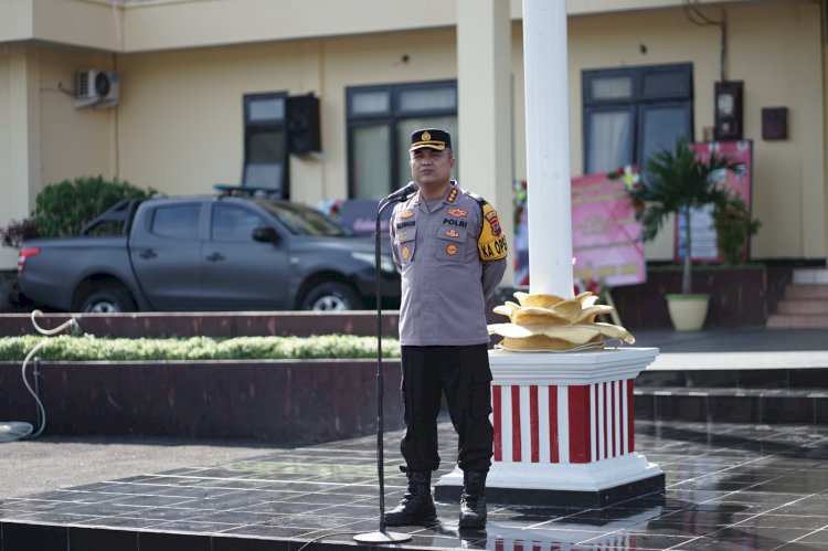 Pimpin Apel Perdana, Kapolresta Kombes Aldinan Manurung Ucapkan Terima Kasih dan Minta Satukan Persepsi Demi Peningkatan Pelayanan