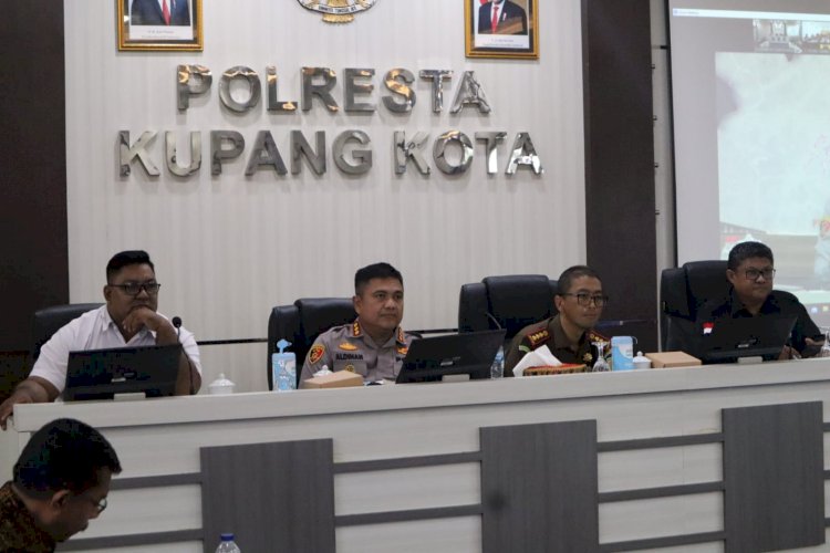 Rapat Koordinasi Polda NTT dan Jajaran Terkait Dengan Kesiapan Pemilu 2024