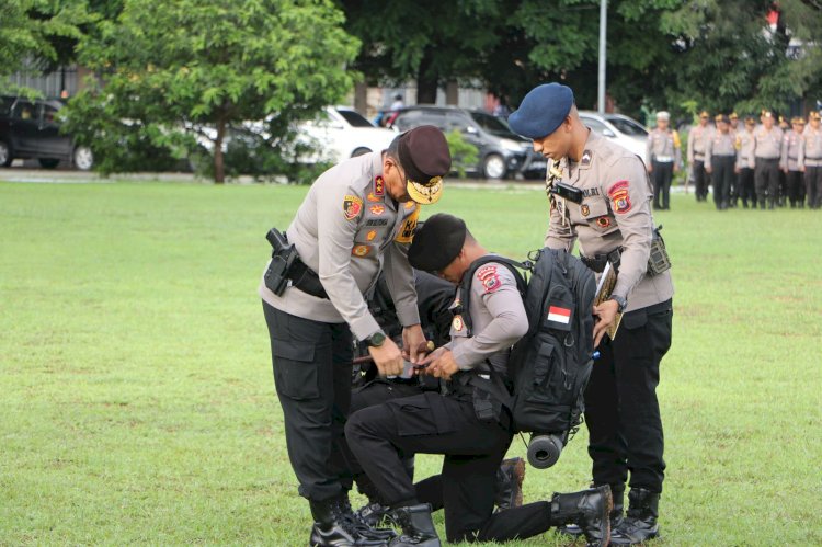 Pastikan Pemilu 2024 Berjalan Aman dan Lancar, Kapolda NTT Geser Ratusan Anggotanya BKO Sembilan Polres Amankan TPS