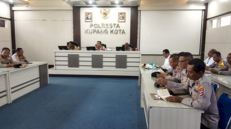 Kapolresta Kupang Kota: Laksanakan Tugas Dengan Baik, Layani Masyarakat Dengan Hati