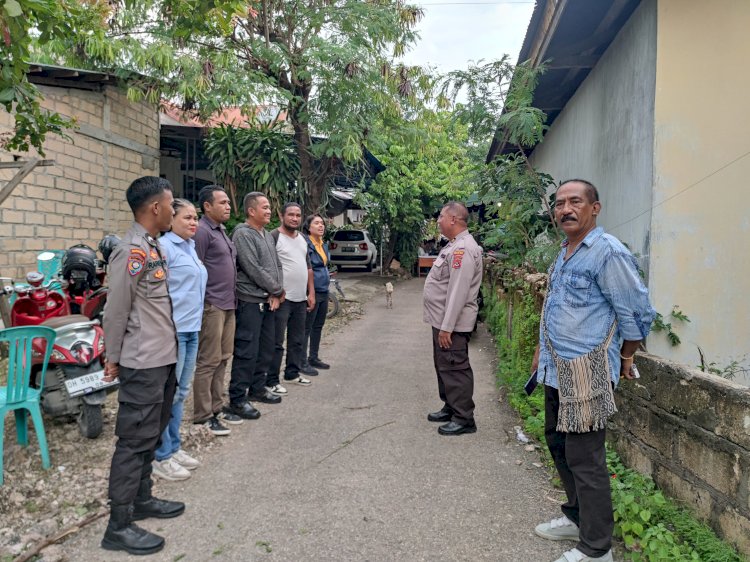 Pengamanan 12 Lokasi Kegiatan Politik Oleh Satgas OMB Polresta Kupang Kota.