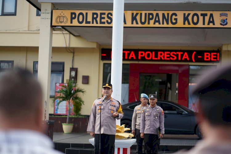 Apel Anev Mingguan, Kapolresta Kombes Aldinan Manurung: Jadilah Polisi yang Solutif