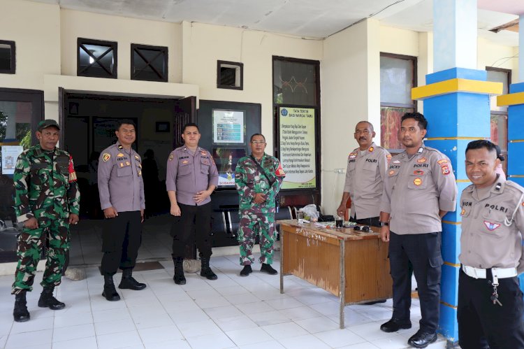 Serentak Gelar Rapat Pleno Penghitungan Suara Pemilu 2024 Tingkat PPK, Satgas OMB Polresta Lakukan Pengamanan Ketat