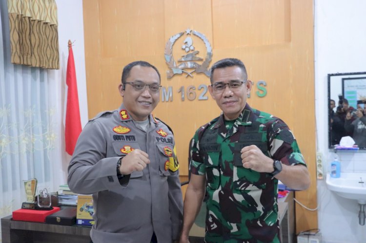 Kapolres TTS dan Dandim 1621/ TTS Pastikan Sinergitas TNI / Polri Di TTS Tetap aman dan Kondusif