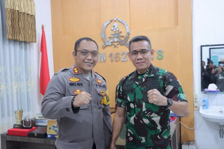 Kapolres TTS dan  Dandim 1621/ TTS Pastikan Sinergitas TNI / Polri Di  TTS Tetap aman dan Kondusif