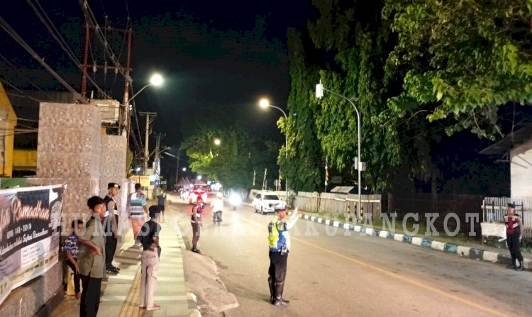 Jamin Kamseltibcarlantas Selama Sholat Taraweh, Satlantas Polresta Kupang Kota Lakukan Pengaturan Arus Lalin