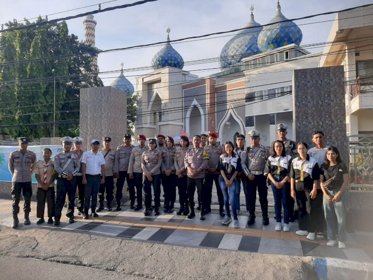 Polresta Kupang Kota Lakukan Pengamanan di 13 Lokasi Pelaksanaan Sholat Ied