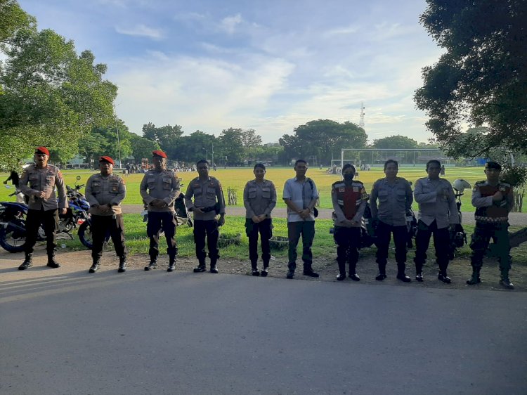 Polresta Kupang Kota Lakukan Pengamanan di 13 Lokasi Pelaksanaan Sholat Ied